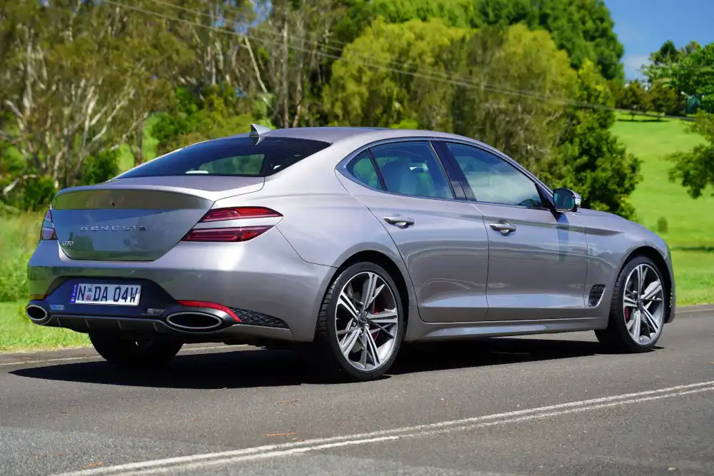 2024 genesis g70 3.3 sport luxury back view