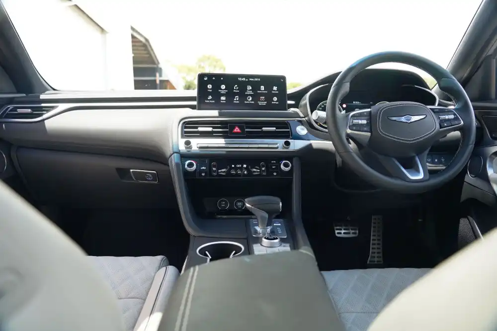 2024 genesis g70 3.3 sport luxury interior