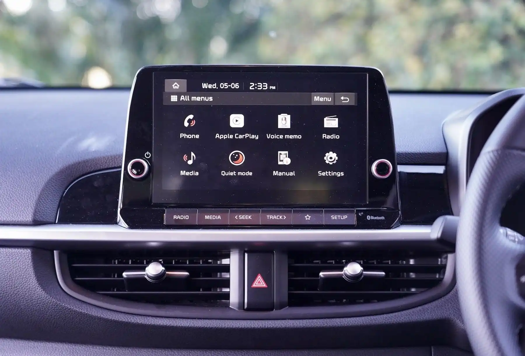 2024 kia picanto gt-line infotainment system