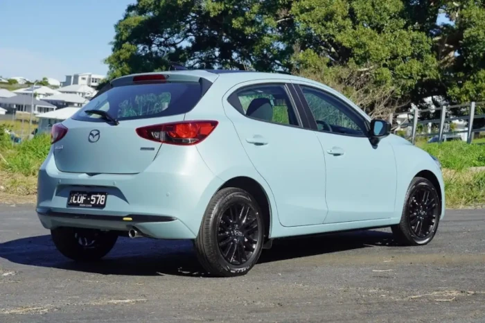 2024 mazda 2 pure sp back view