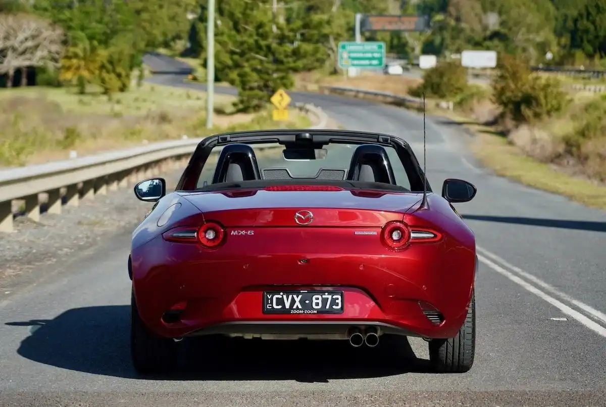 2024 mazda mx-5 roadster gt rear