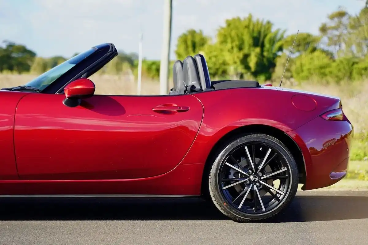 2024 mazda mx-5 roadster gt side rear