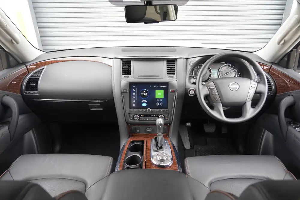 2024 nissan patrol ti interior front