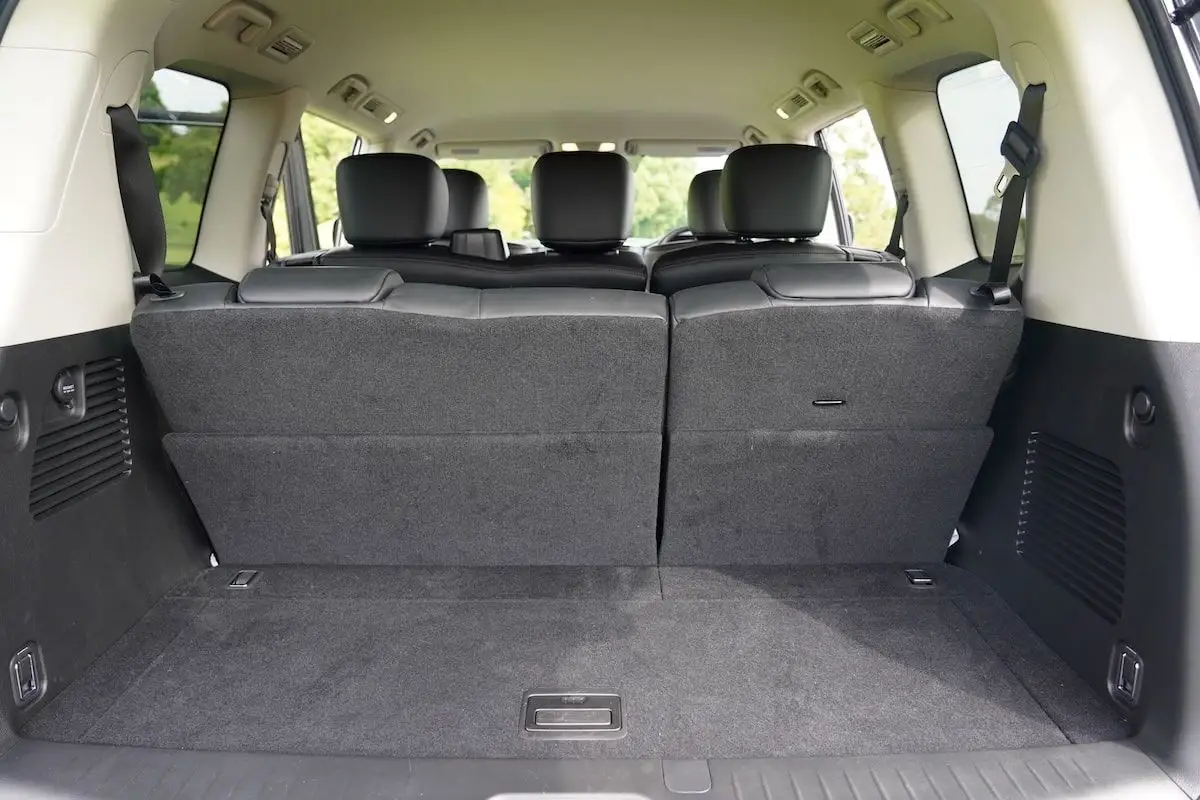 2024 Nissan Patrol Ti Warrior back compartment