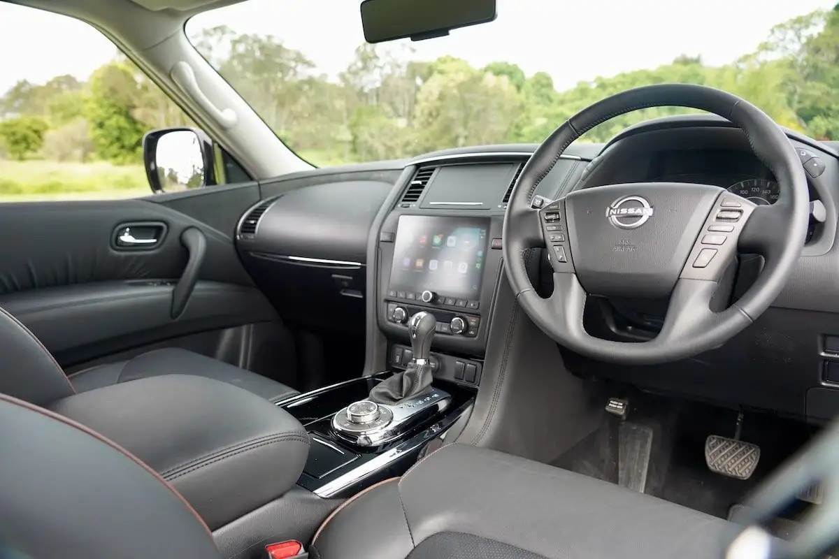 2024 Nissan Patrol Ti Warrior Cockpit driver view