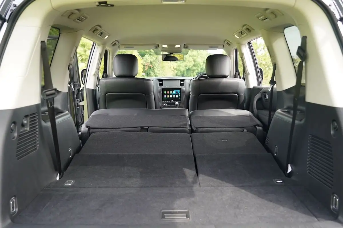 2024 Nissan Patrol Ti Warrior compartment without seats