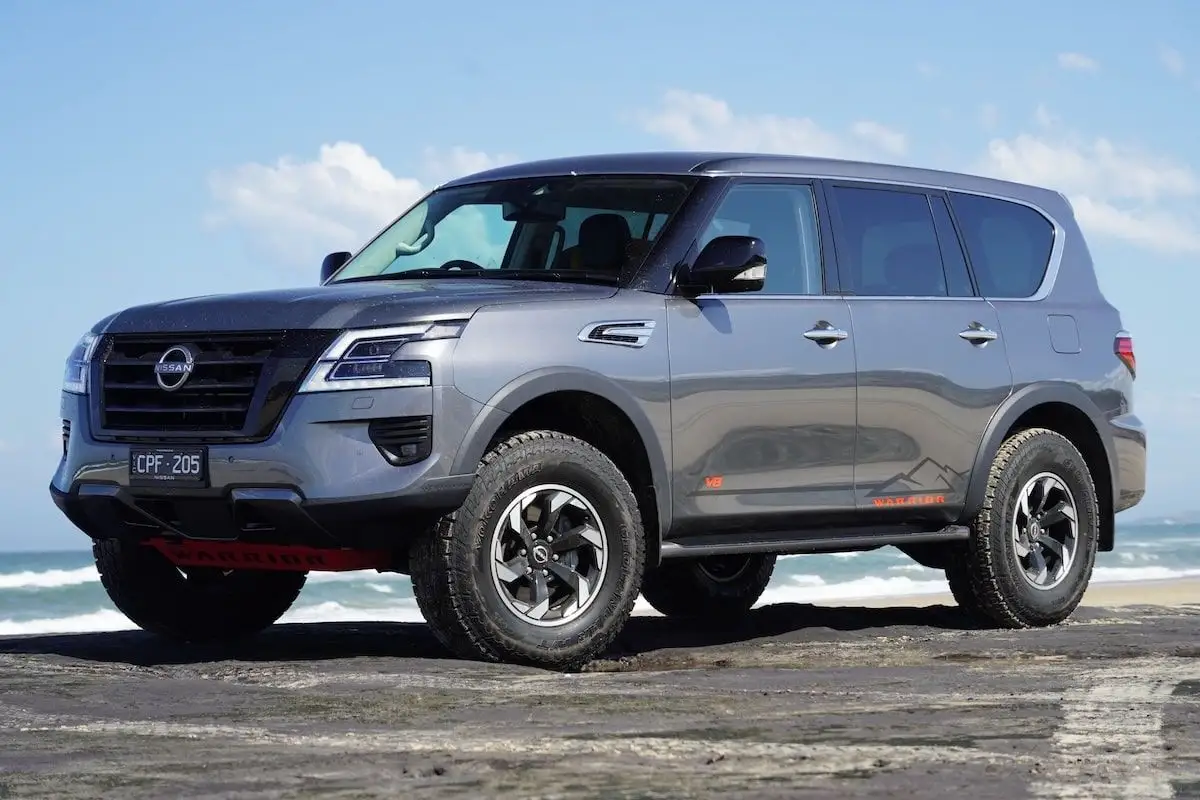 2024 Nissan Patrol Ti Warrior driver side elevated