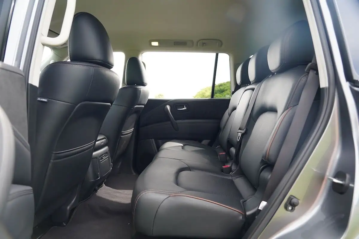 2024 Nissan Patrol Ti Warrior Middle row seats