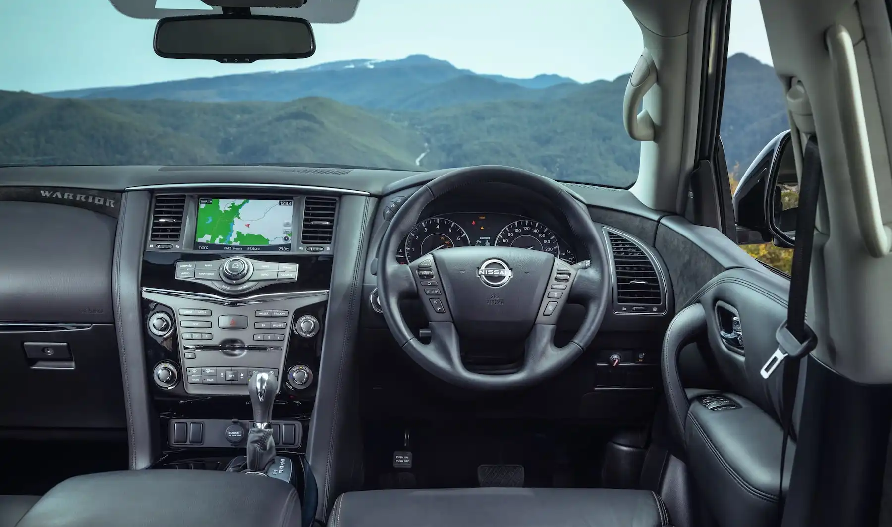 2024 nissan patrol warrior interior